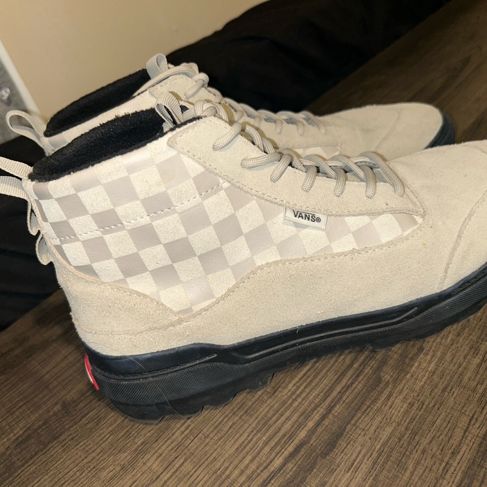 Men's Vans Checkerboard Colfax Boot MTE-1 'Beige Black' Size 8.5